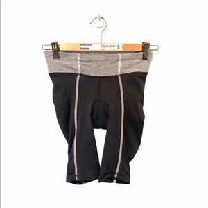 Lululemon Biking Shorts Gray Padded Cycling Shorts
